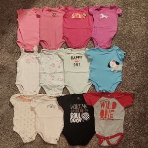 6 Month Baby Girl Onesie Bundle